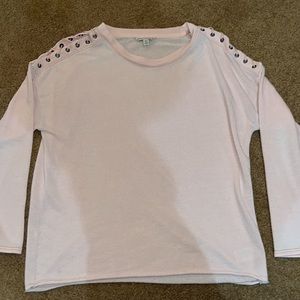 American Eagle long sleeve sweater with shoulder details